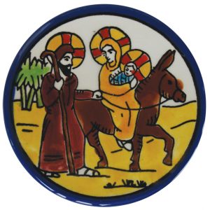 Ceramic Christmas Ornament - 6 Flight to Egypt