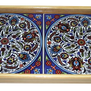 Ceramic Wooden Tray - 14 TR 1530