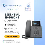 Grandstream GRP2611G 3-Line Carrier-Grade IP Phone