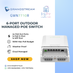 Grandstream GWN7710R 6-Port Outdoor L2 Lite Managed Switch