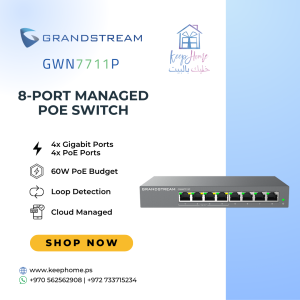 Grandstream GWN7711P 8-Port Managed PoE Switch