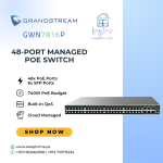 Grandstream GWN7816P 48-Port Managed PoE Switch
