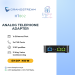Grandstream HT802 Compact 2-Port Analog Telephone Adapter (ATA)