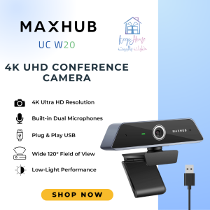 MAXHUB UC W20 – 4K USB Camera with Wide-Angle View