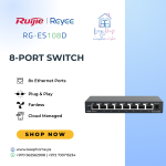 Ruijie Reyee RG-ES108D, 8-port 10/100Mbps Desktop Unmanaged Switch