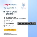 Ruijie Reyee RG-ES210GS-P, 10-Port Gigabit Smart Cloud Managed PoE Switch