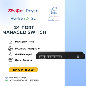 Ruijie Reyee RG-ES224GC , 24-Port Gigabit Smart Cloud Managed Non-PoE Switch