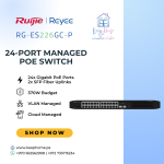 Ruijie Reyee RG-ES226GC-P, 24-Port Gigabit Smart Cloud Managed PoE Switch