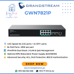 Grandstream GWN7821P Layer 3 Managed PoE Switch