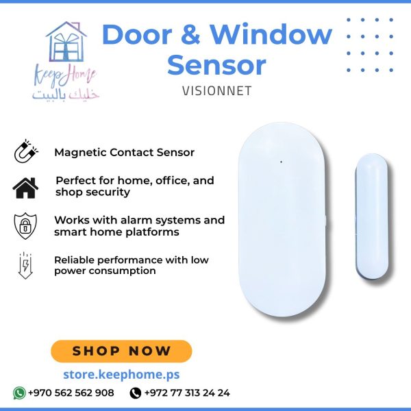 VISIONNET Door & Window Sensor – Magnetic