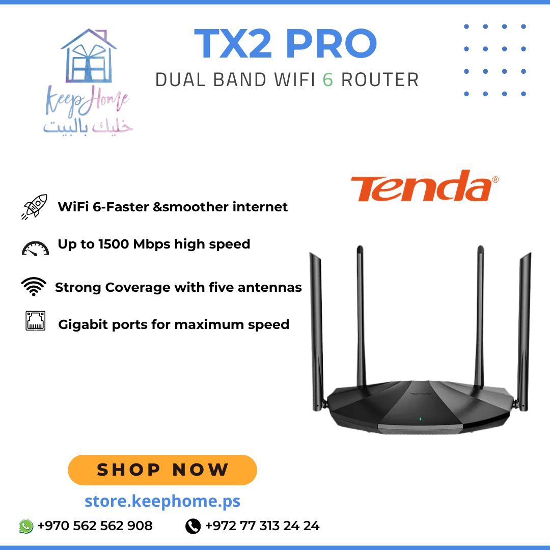 TX2 Pro AC1200 Dual Band WiFi Router